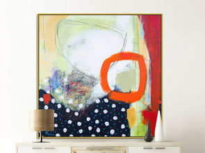 紅色橙色圓圈繪畫(huà)抽象裝飾畫(huà) 高清設(shè)計(jì)素材與模板服務(wù)指南